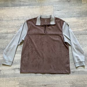 Vintage Brown Quarter Zip